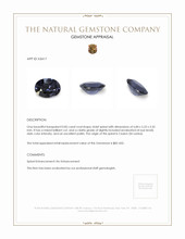 0.85 Ct. Spinel from Ceylon (Sri Lanka) Appraisal