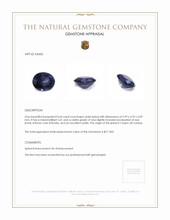 0.64 Ct. Spinel from Ceylon (Sri Lanka) Appraisal