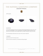 0.48 Ct. Violet Spinel from Ceylon (Sri Lanka) Appraisal
