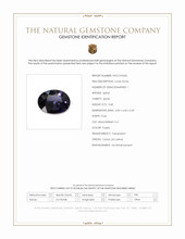 0.48 Ct. Purple Spinel from Ceylon (Sri Lanka) Scan Report