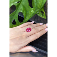 9.10 Ct. Rubellite Tourmaline from Mozambique Life Style