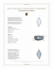 1.70 Ct. Multi Color White Opal (Light Opal) from Australia 3 D Scan Report