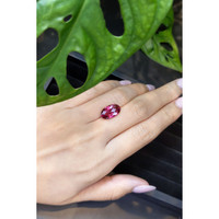 5.29 Ct. Rubellite Tourmaline from Mozambique Life Style