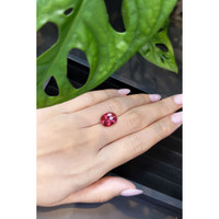 5.47 Ct. Rubellite Tourmaline from Mozambique Life Style