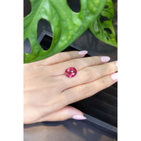 7.35 Ct. Rubellite Tourmaline from Mozambique Life Style