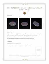 8.49 Ct. Black Opal from Australia Appraisal