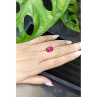 4.64 Ct. Rubellite Tourmaline from Mozambique Life Style