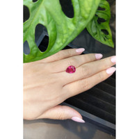 4.60 Ct. Rubellite Tourmaline from Mozambique Life Style