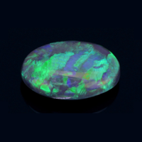 3.93 Ct. Cabochon Black Opal from Australia Video