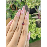 0.84 Ct. Garnet from Ceylon (Sri Lanka) Life Style