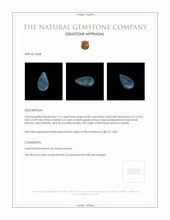 3.12 Ct. Black Opal from Australia Appraisal