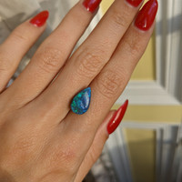 3.12 Ct. Black Opal from Australia Life Style