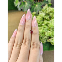 0.70 Ct. Garnet from Ceylon (Sri Lanka) Life Style