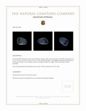 4.50 Ct. Semi-Black Opal from Australia Appraisal