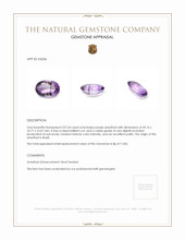 227.64 Ct. Amethyst from Brazil Appraisal
