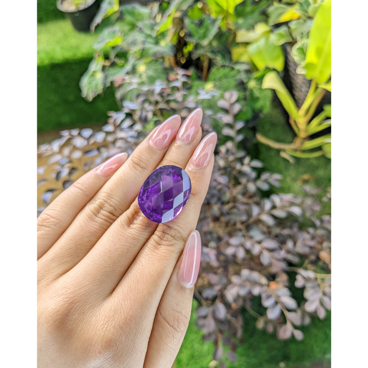 36.76 Ct. Amethyst from Brazil