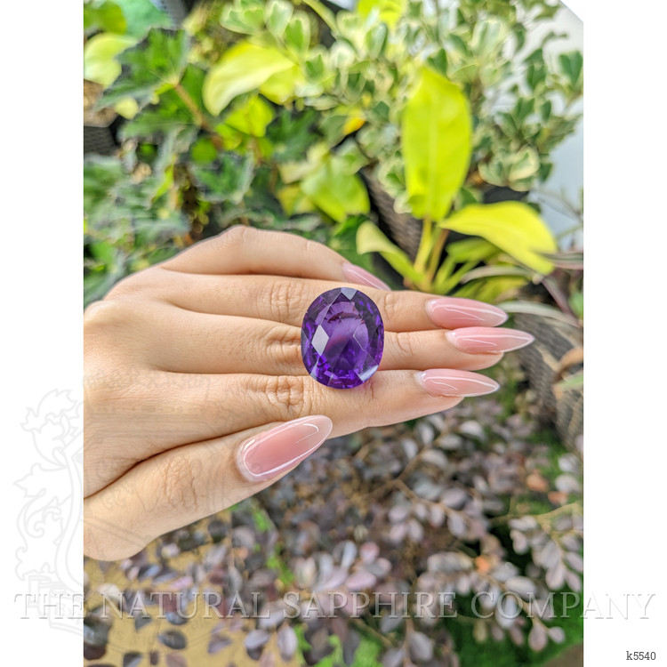 36.76 Ct. Amethyst from Brazil