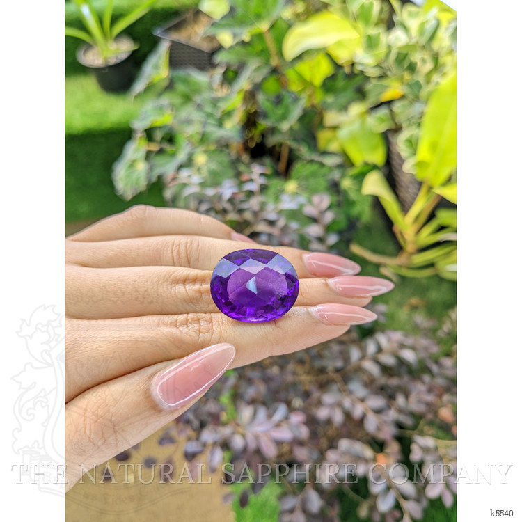 36.76 Ct. Amethyst from Brazil