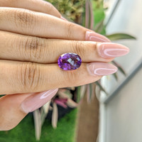 4.73 Ct. Amethyst from Brazil Life Style