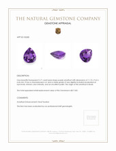 3.71 Ct. Amethyst from Brazil Appraisal