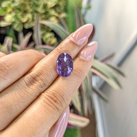 5.71 Ct. Amethyst from Brazil Life Style