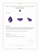 3.62 Ct. Amethyst from Brazil Appraisal