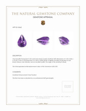 3.30 Ct. Amethyst from Brazil Appraisal
