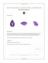 3.61 Ct. Amethyst from Brazil Appraisal