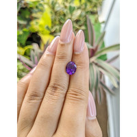 2.24 Ct. Amethyst from Brazil Life Style