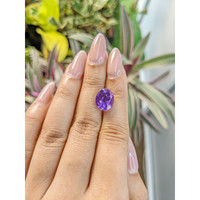 4.64 Ct. Amethyst from Brazil Life Style