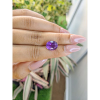 4.64 Ct. Amethyst from Brazil Life Style