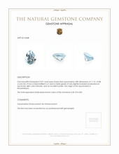 3.07 Ct. Aquamarine from Mozambique Appraisal