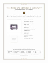 1.65 Ct. Amethyst from Brazil Scan Report