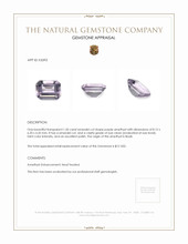 1.50 Ct. Amethyst from Brazil Appraisal