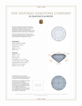 1.34 Ct. Tourmaline from Brazil 3 D Scan Report