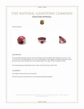 0.68 Ct. Tourmaline from Brazil Appraisal