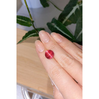 22.67 Ct. Cabochon Rubellite Tourmaline from Brazil Life Style