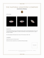 0.47 Ct. Semi-Black Opal from Australia Appraisal