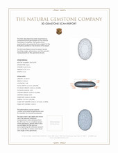 2.13 Ct. Crystal/Jelly Opal from Australia 3 D Scan Report