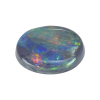 0.90 Ct. Cabochon Black Opal from Australia Video