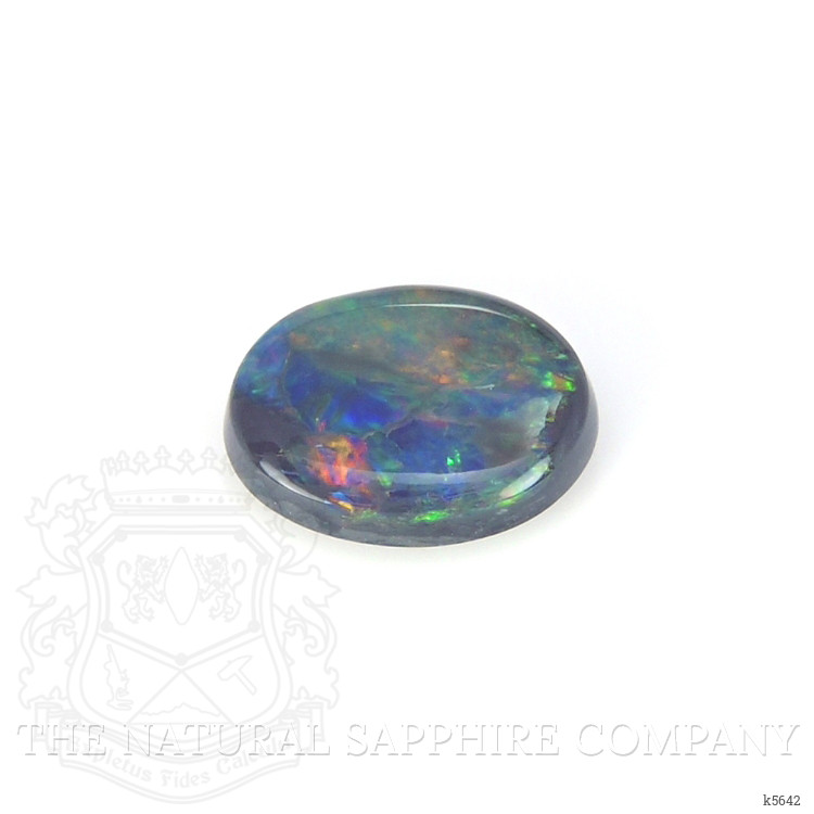 0.90 Ct. Cabochon Black Opal from Australia