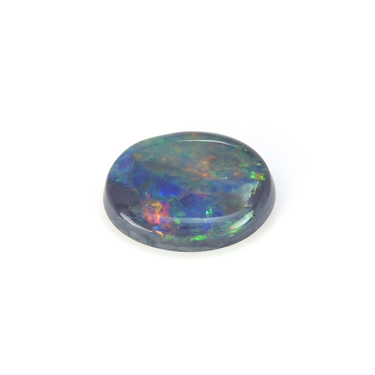 0.90 Ct. Cabochon Black Opal from Australia