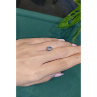 0.90 Ct. Cabochon Black Opal from Australia Life Style