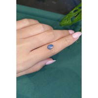 0.90 Ct. Cabochon Black Opal from Australia Life Style