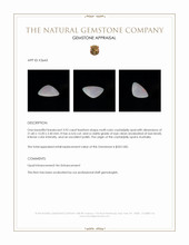 3.92 Ct. Crystal/Jelly Opal from Australia Appraisal