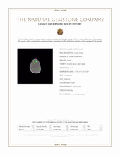 3.46 Ct. Multi Color Crystal Opal (Jelly Opal) from Australia Scan Report