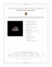 1.29 Ct. Multi Color Crystal Opal (Jelly Opal) from Australia Scan Report