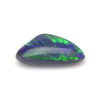 1.26 Ct. Cabochon Black Opal from Australia Video