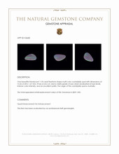 1.18 Ct. Crystal/Jelly Opal from Australia Appraisal