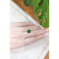 3.50 Ct. Tsavorite Garnet from Madagascar Life Style